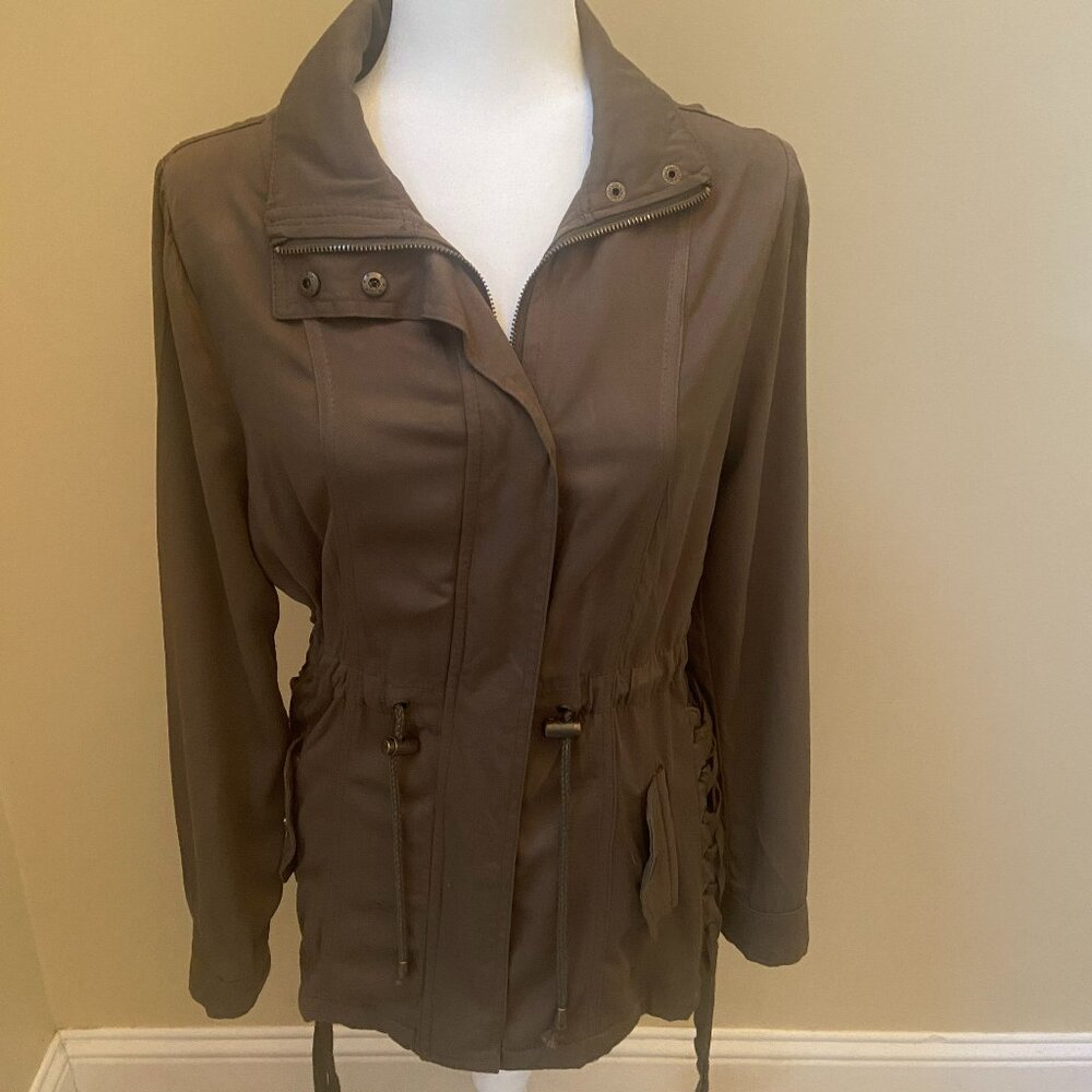 Miami brand fall jacket army grren size medium